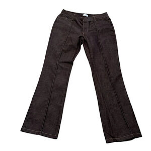 Vintage 2001 Y2K Old Navy Chocolate Brown Denim Pants 10